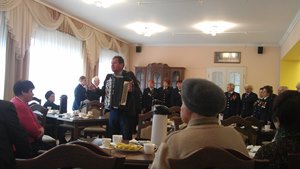 Івано-Франківськ: ветерани другої світової війни та політв'язні зустрілись у Карітасі